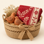 Handcrafted Jute Gift Basket