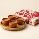 Clay Tea & Kantha Home Set
